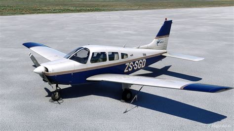 Just Flight Piper Pa28 160 Warrior Ii Zs Sgd For Microsoft Flight