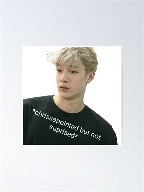Straykids Chan Meme Poster For Sale By Sophiem127 Redbubble