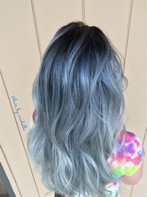 Denim Hair Blue Hair Coloración De Cabello Ideas De Cabello Teñido