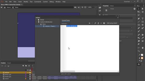 Adobe Animate How To Use Actions Wizard Youtube