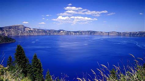 Wallpaper Proslut Blue Lake Mountains Sky Nature