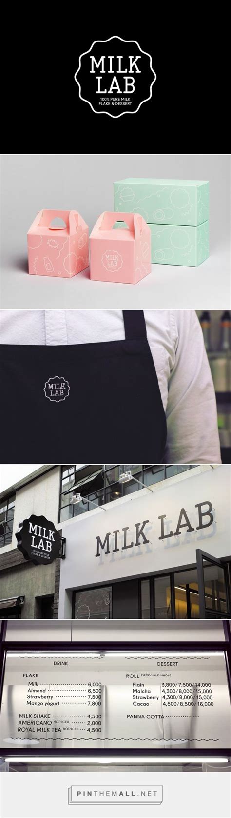 New Logo And Brand Identity For Milk Lab By Studio Fnt Bpando Created