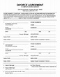 42 Printable Divorce Agreement Templates [Word]