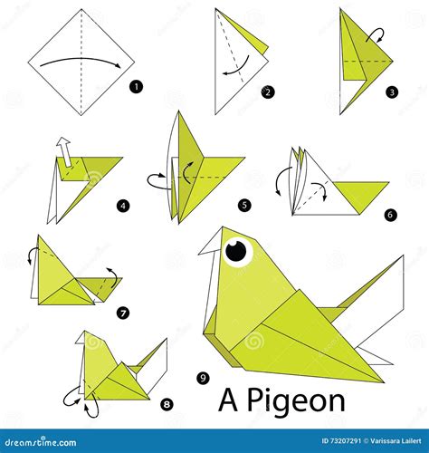 How To Make An Origami Pigeon