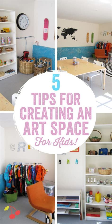 5 Tips For Creating An Art Space For Kids Meri Cherry In 2021 Kids