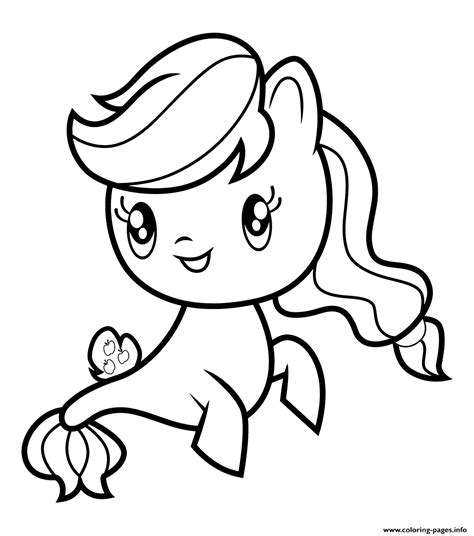 Applejack Pony Coloring Pages
