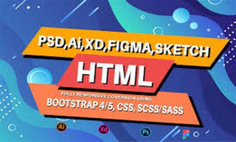 Convert Figma To Html Css Bootstrap And Js By Samranaaz Fiverr