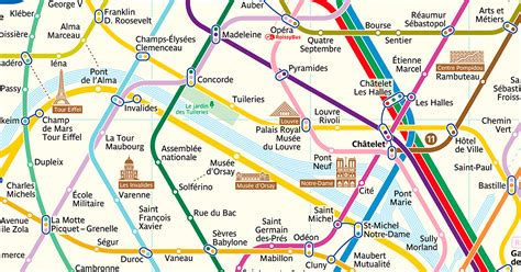 The New Paris Metro Map