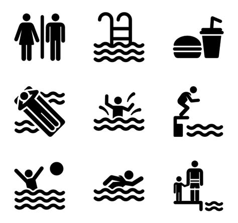 188 Swimming Icon Images At