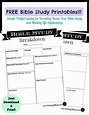 Free Printable Bible Study Lessons For Adults - Free Printable
