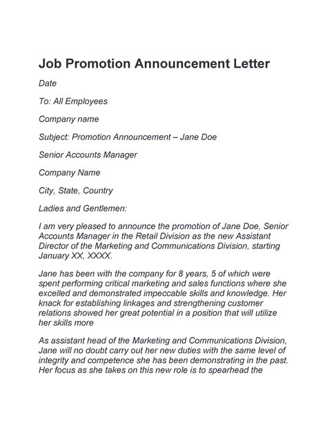 Letter To Employees Announcing Sale Of Business Customer Incentive