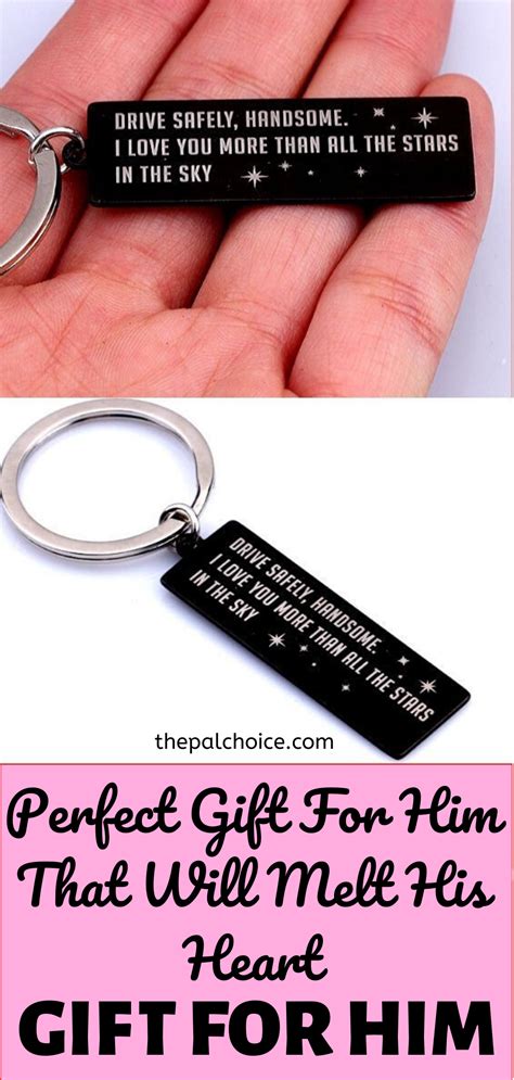 Surprise handmade relationship birthday gift for boyfriend. Drive Safely Handsome Keychain | Boyfriend gifts ...