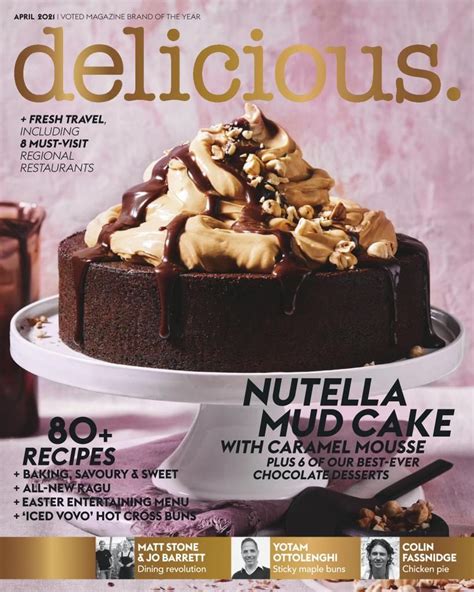 Delicious Magazine Subscription Digital In 2021 Caramel Recipes Mud Cake Recipes Delicious