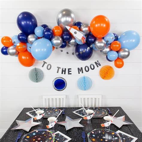 Space Party Kit For 8 Space Party Decorations Outer Space Party