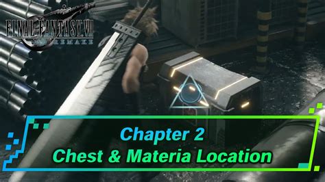 【final Fantasy 7 Remake】chapter 2 Chest And Materia Location【ff7r】 Youtube