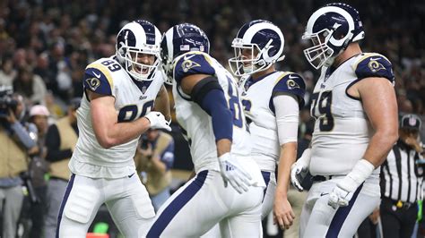 Super Bowl Los Angeles Rams Edge New Orleans Saints Claim Nfc Title