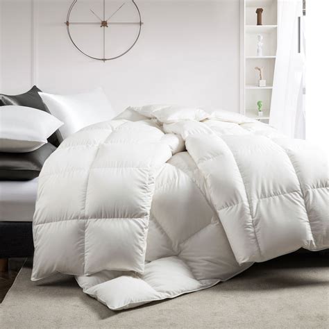 All Seasons Down Comforter 100 Cotton Cover 600 Fill Power Baffle