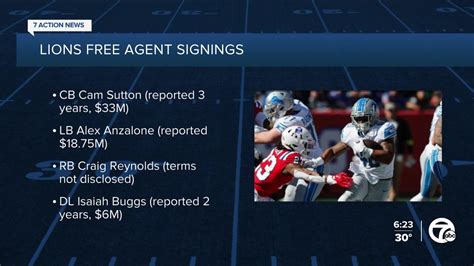 Lions Gm Brad Holmes Was Busy On Monday Re Signing Lb Alex Anzalone Dl Isaiah Buggs Rb Craig