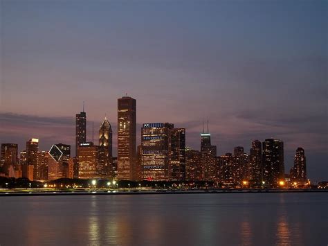 Chicago Skyline At Dusk Photograph By Dan Susek Fine Art America