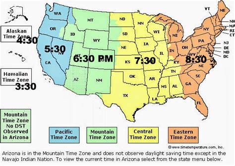 Us Time Zones Map Live Cinemergente