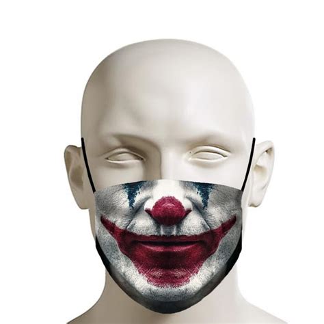 Jocker Facemask Scary Clown Face Clown Faces Face Mask