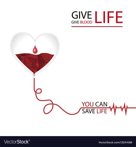 You Can Save A Life Royalty Free Vector Image Vectorstock