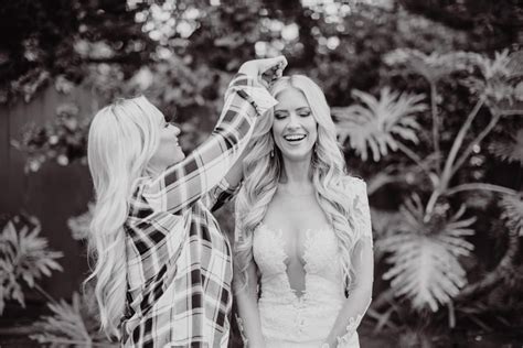 Anstead completed her bridal look with natural makeup and hair, along with a lace veil, which suited the theme of the surprise wedding. Christina Anstead's Beautiful Backyard Wedding | Christina ...