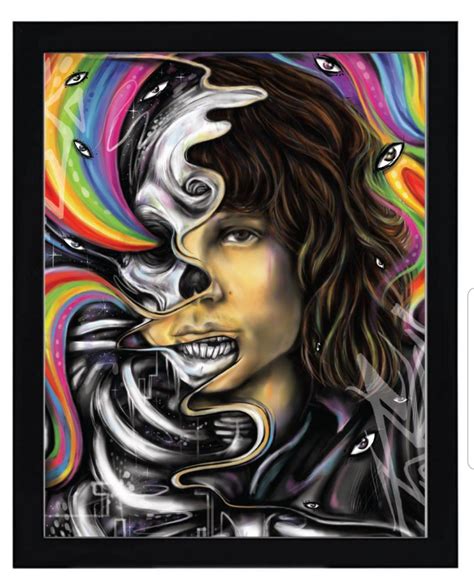 Jim Morrison Psychedelic Art