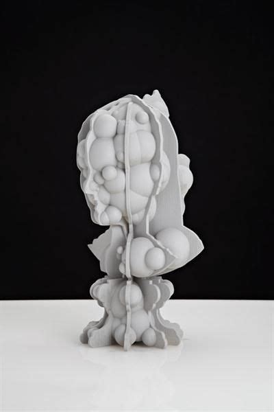 D Printed Abstract Sculptures Explore Identity In The Virtual Age
