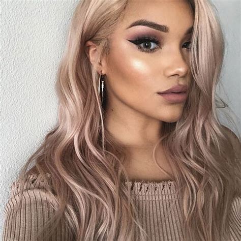 36 Beautiful Rose Gold Hair Color Ideas Hair Color Rose Gold Gold