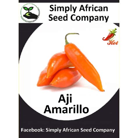 Aji Amarillo Seeds Simply African Seed Company