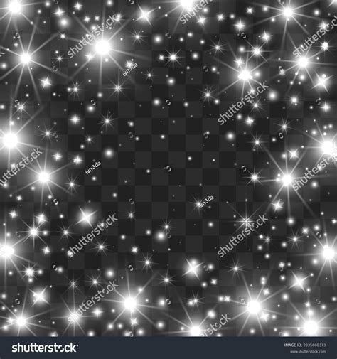 Magic Sparkling Background Shining Twinkling Stars Stock Vector