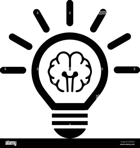 Creative Smart Ideas Icon Perfect Use For Print Media Web Stock