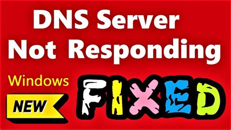 DNS Server Not Responding FIXED Windows How To Fix DNS Server Problem In Windows