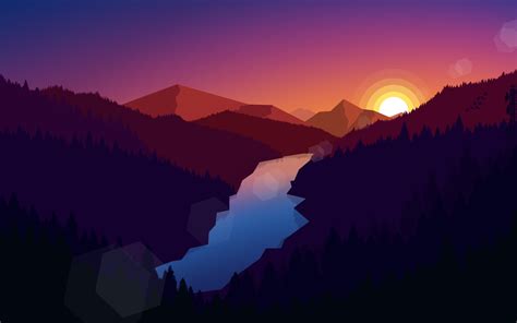 2880x1800 Forest Dark Evening Sunset Last Light Minimalistic Macbook