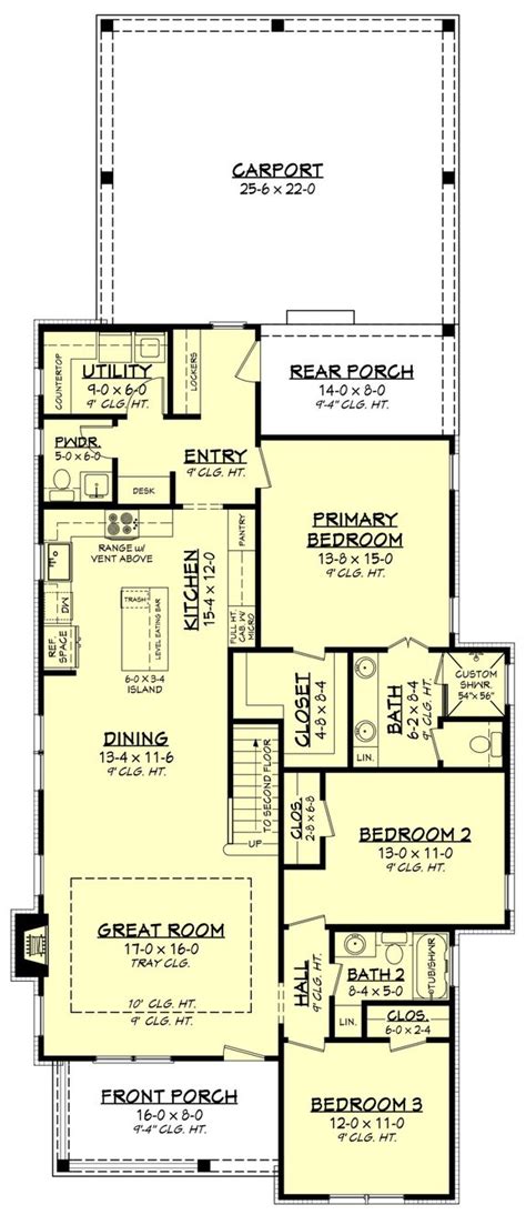 Longhouse Floor Plan 2 Narrow Lot House Plans Narrow
