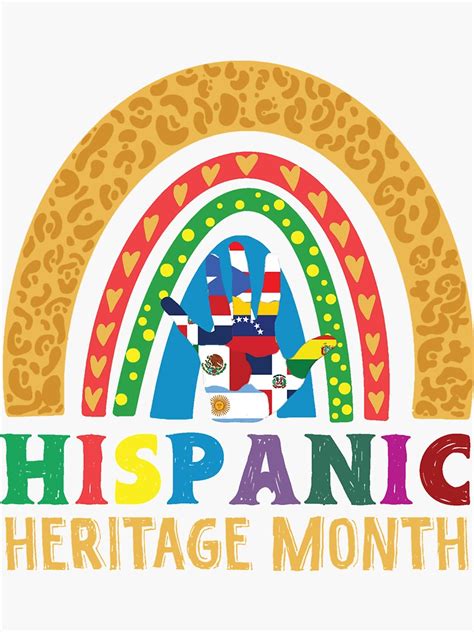 National Hispanic Heritage Month Hispanic Inspired Sticker For