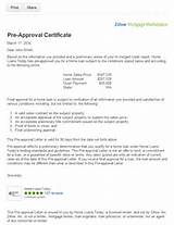 Photos of Mortgage Pre Approval Letter Example