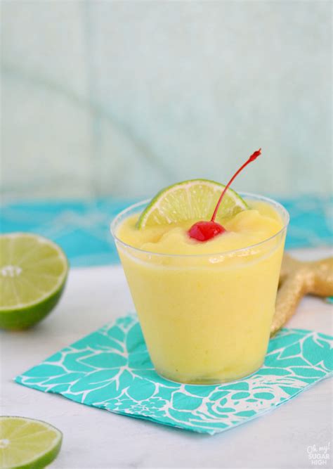 Tropical Mocktail Non Alcoholic Summer Drink Oh My Sugar High