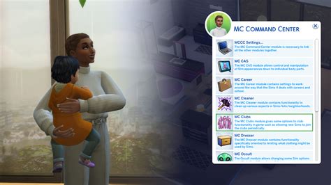 The Sims 4 MC Command Center Mod