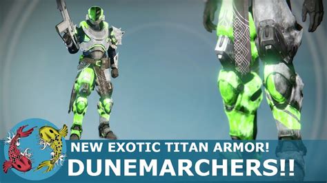Destiny 2 How To Unlock Dunemarchers Exotic Titan Leg Armor