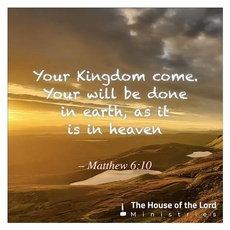 Matthew 610 The House Of The Lord Ministries You Also Like Living