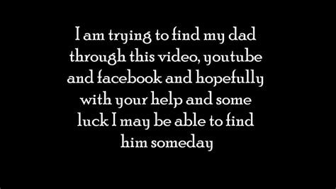 Help Me Find My Dad Robert Light Youtube