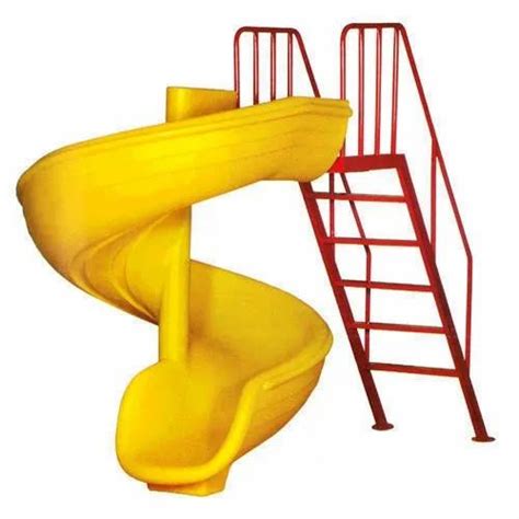 Yellowred Frp Spiral Playground Slides Age Group 4 12 Yr Rs 85000