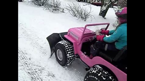 ½ Scale Willys Plowing Snow Youtube