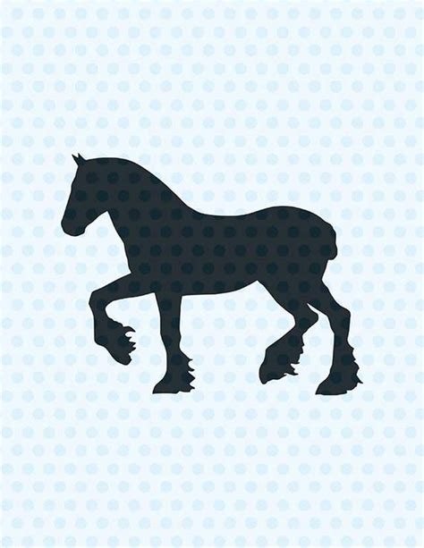 Clydesdale Horse Silhouette At Getdrawings Free Download