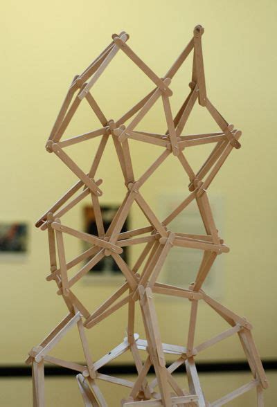 Popsicle Stick Architecture Toothpick Sculpture Popsicle Art