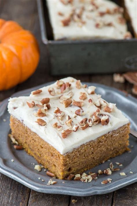 Make all your friends drool by posting a picture of your finished recipe on your favorite social network. Easy to make pumpkin sheet cake made in a 9x13 inch pan ...