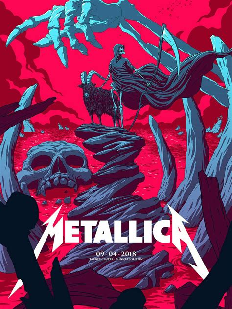 Metallica Poster Metallica Art Rock Band Posters Music Artwork