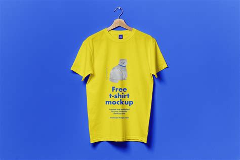 Free Hanging T Shirt Mockup Mockups Design